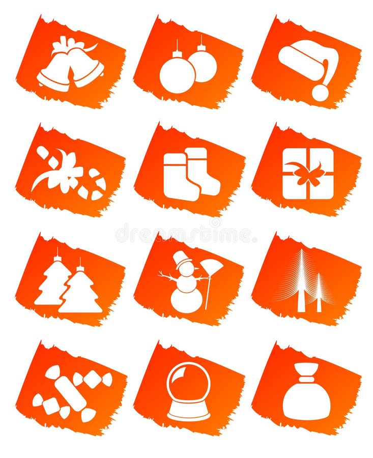 Christmas clip art icons