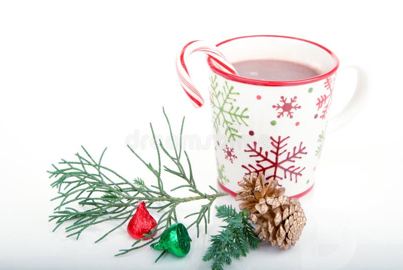 Christmas cocoa beverage