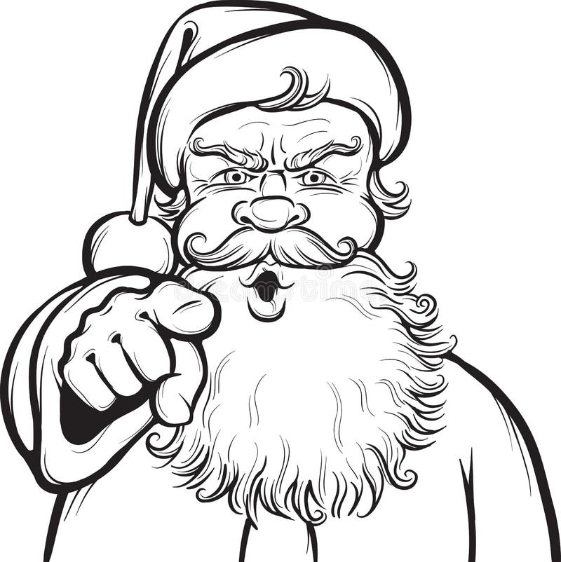  Santa Beard Coloring Pages  HD