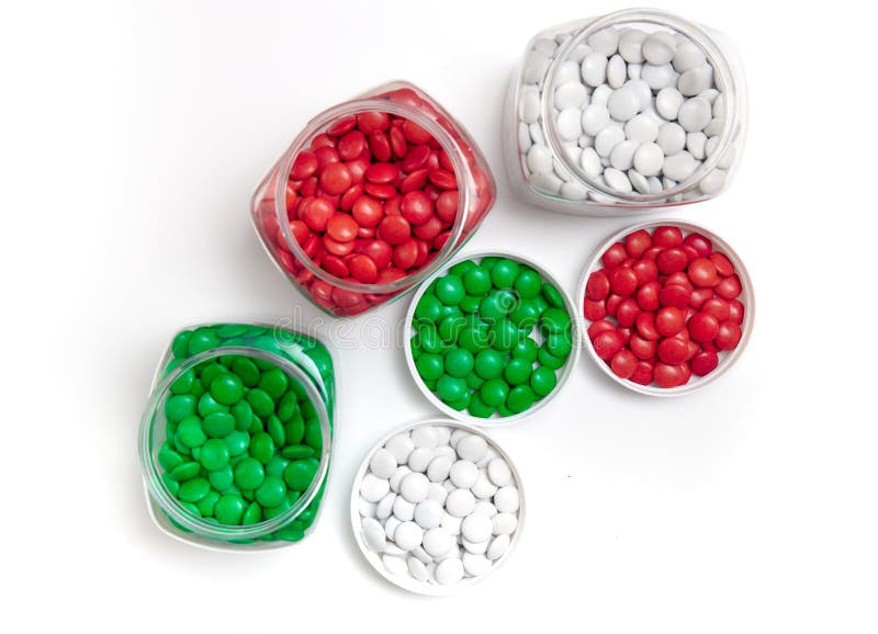 Christmas Colors Chocolate Candy Stock Photo Image of shaped, snack