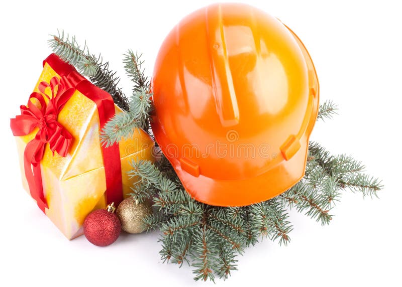 Christmas construction stock photo. Image of present 11441100