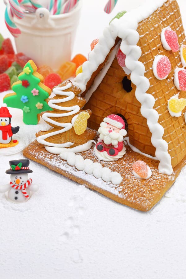 Christmas cookie house stock image. Image of delicious 46466601