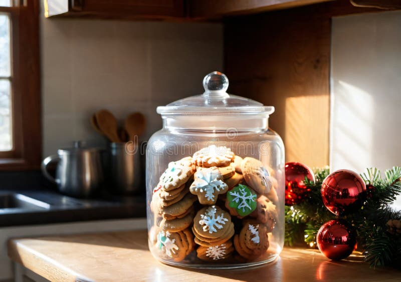 https://thumbs.dreamstime.com/b/christmas-cookie-jar-kitchen-morning-light-generative-ai-295589077.jpg