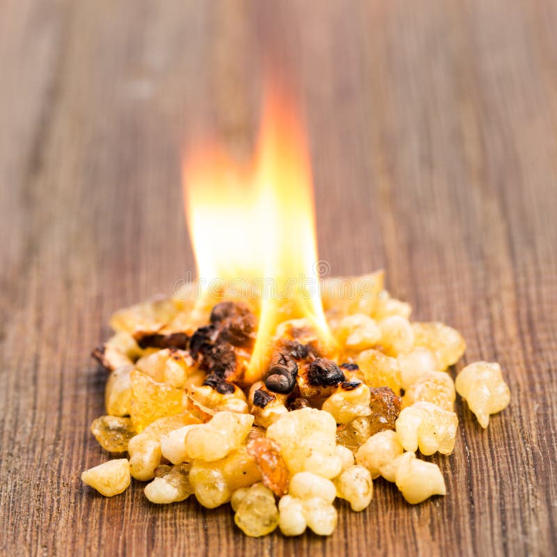 Christmas Cookies Burning Incense with Flame on Wood Stock Photo Image of flame, incense