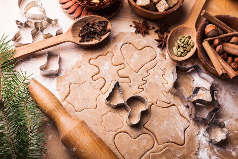 Christmas cooking royalty free stock image