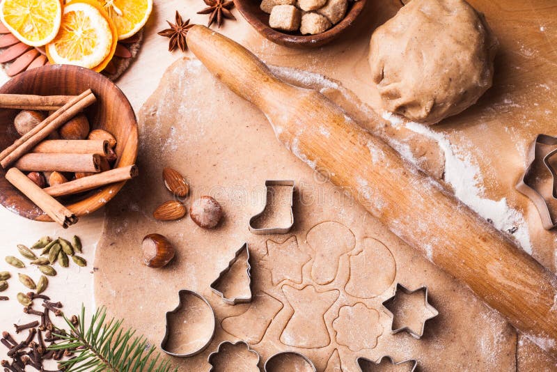Christmas cooking stock photos