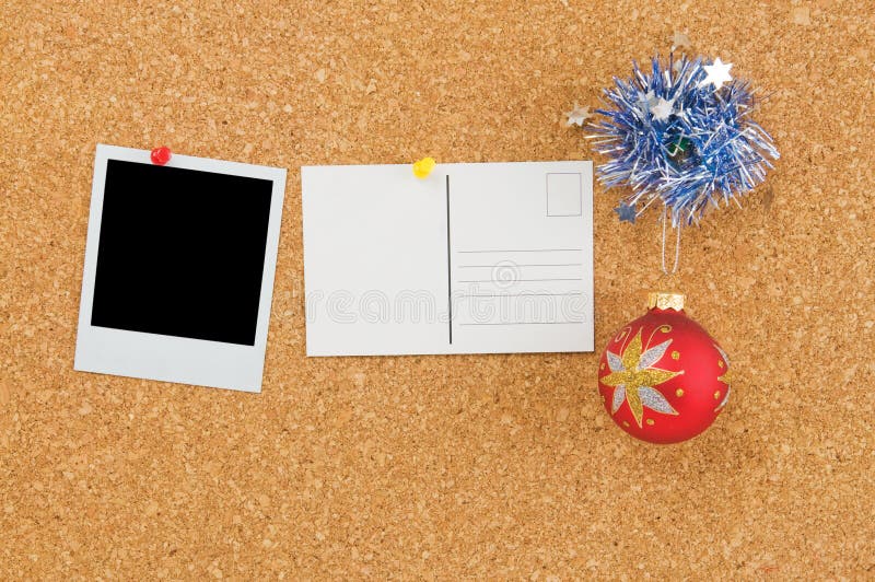 Christmas cork board