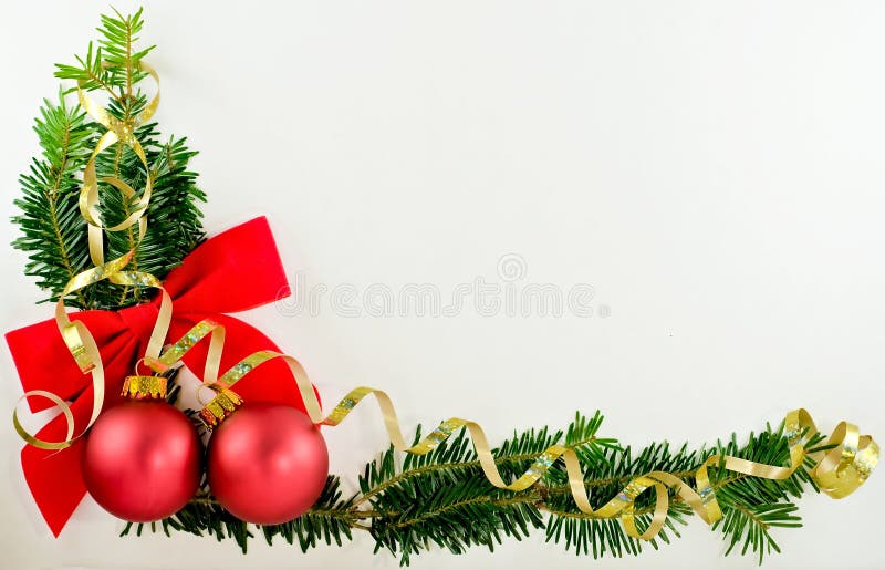 Christmas corner stock photo. Image of frame, jolly, ribbon - 7323518