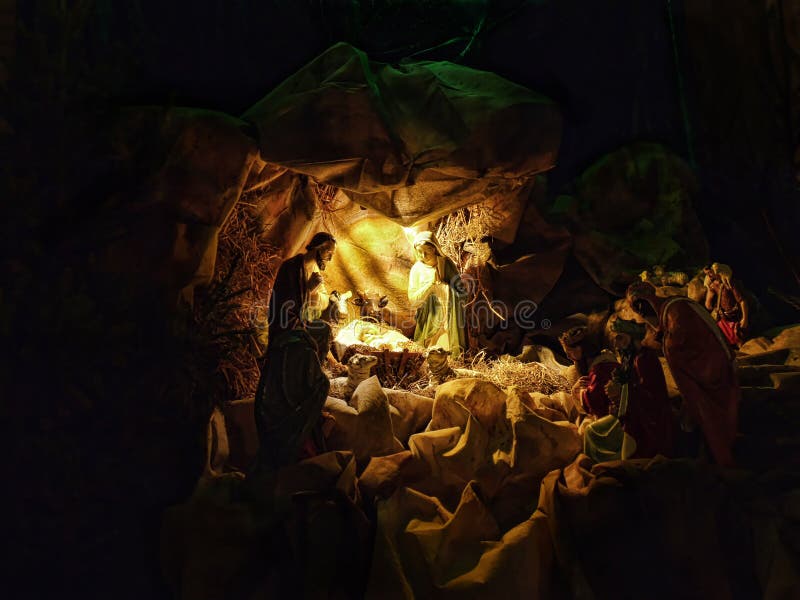 Christmas crib stock photo. Image of christmas, shepherds 17379360