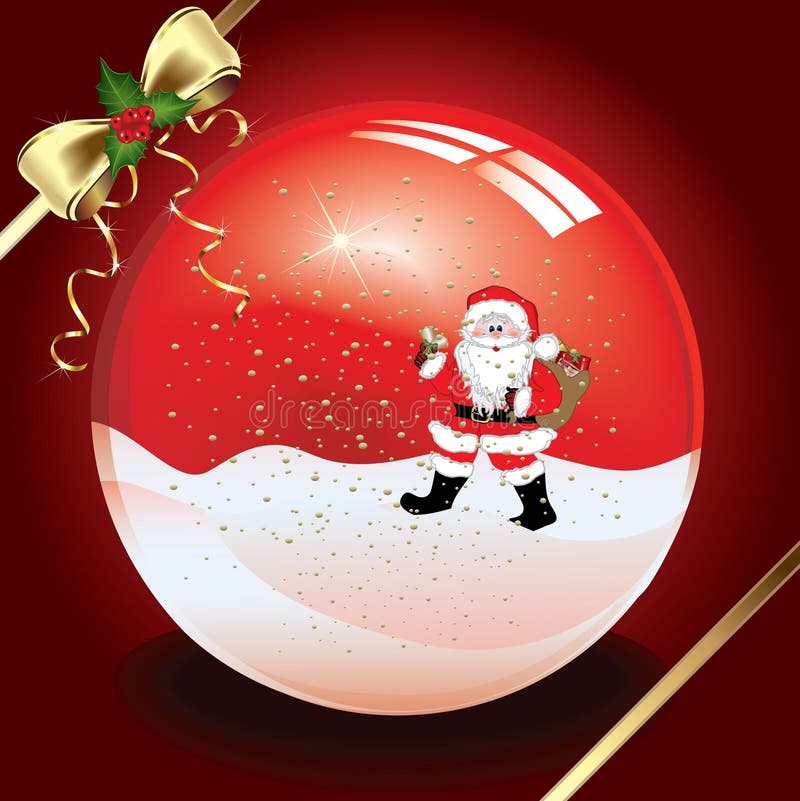 Christmas crystal ball