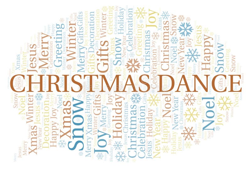 weihnachten clipart word dance