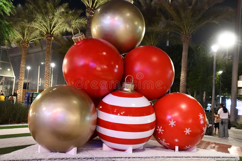 Christmas Decor at Expo 2020 in Dubai, UAE Editorial Photography Image of culture, color