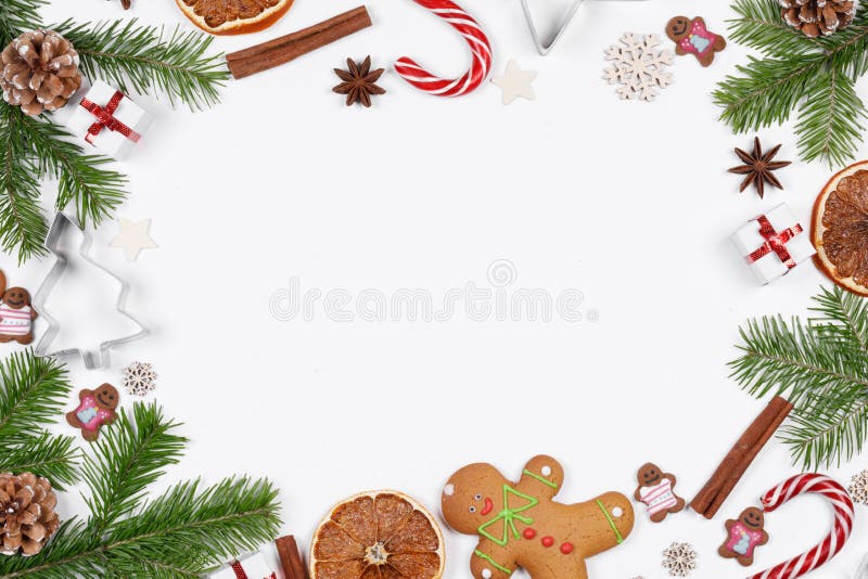 holiday cookie border clip art