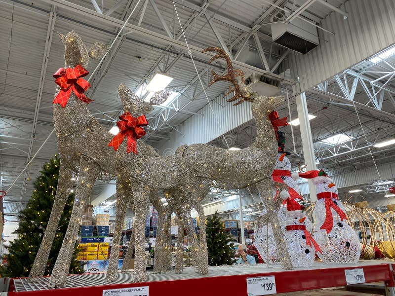 The Christmas Decoration Aisle of a Sams Club Editorial Stock Photo - Image  of beautiful, holiday: 160870158