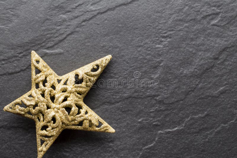 Christmas Decoration On The Black Background Stock Image  Image of