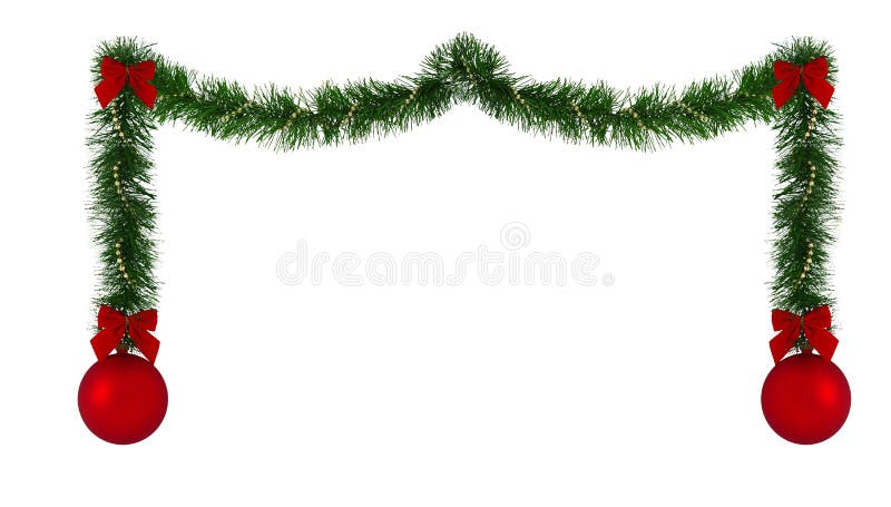 christmas ornaments border