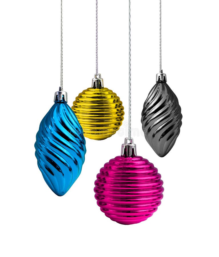 Christmas decoration cmyk stock photo