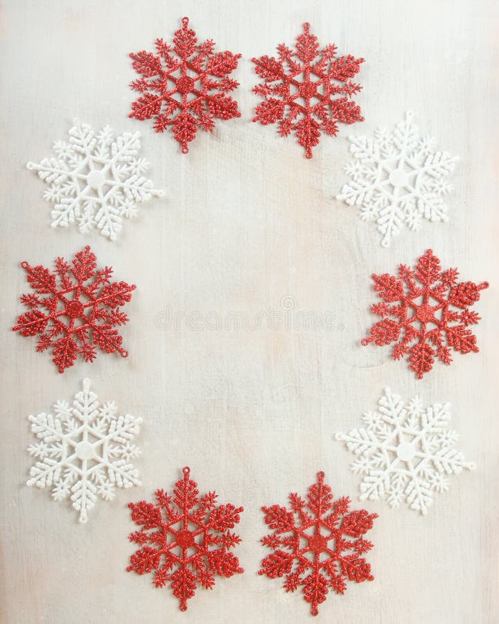 Christmas decoration over white wooden background