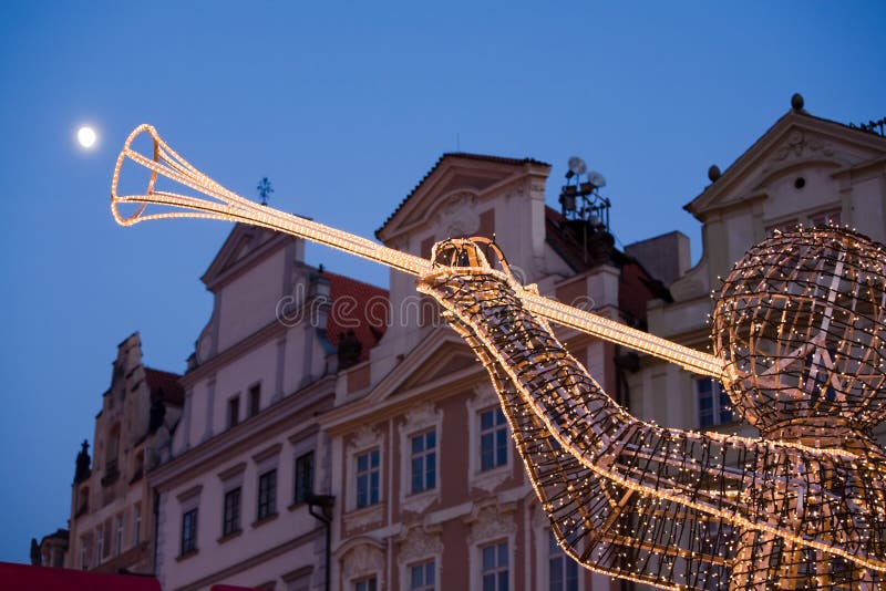 Christmas decoration in Prague