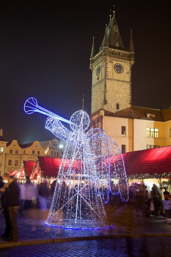 Christmas decoration in Prague