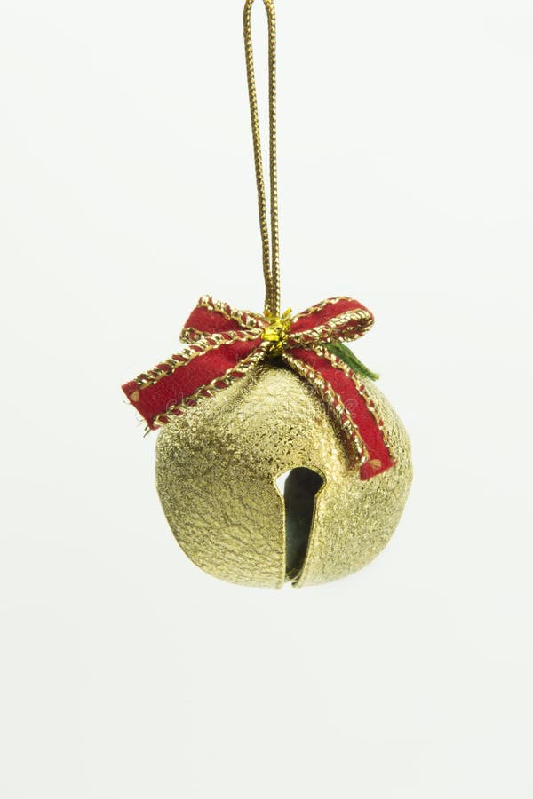 Christmas Decoration Reindeer Bell Stock Image - Image of shiny
