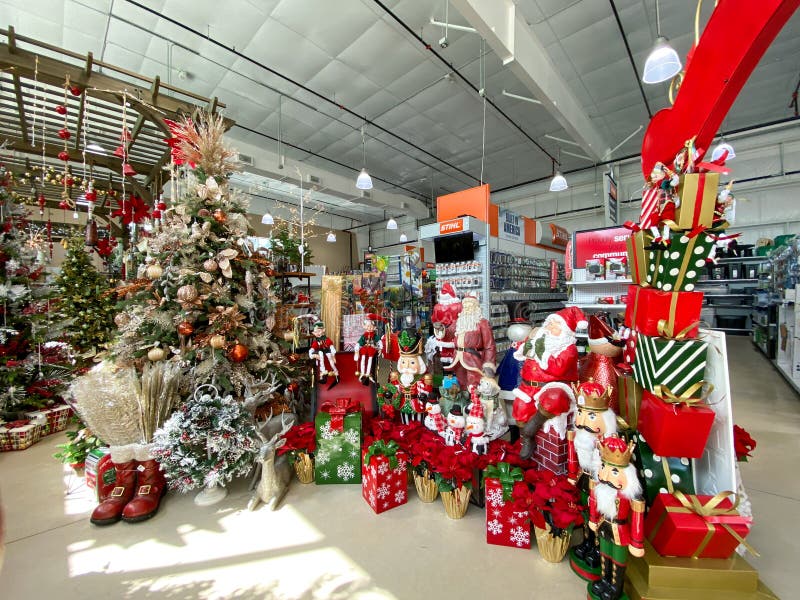 Christmas Decorations at an Ace Hardware Retail Store in Orlando ...