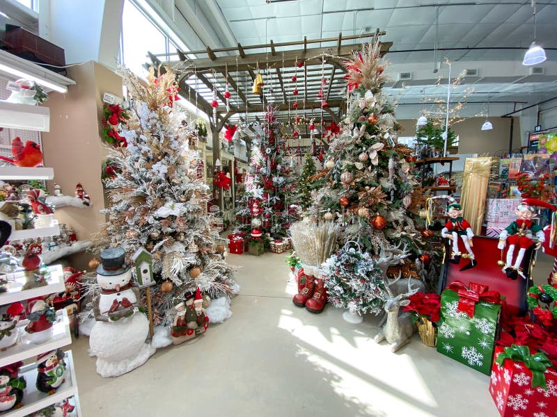 Christmas Decorations At An Ace Hardware Retail Store In