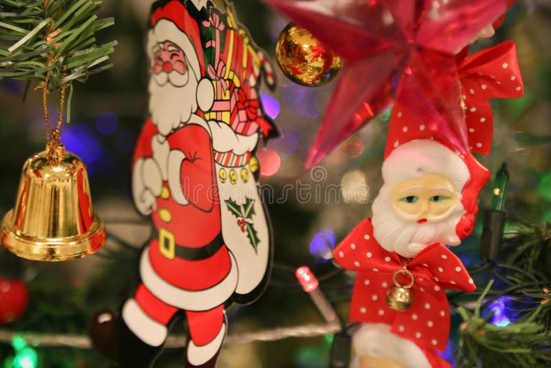 Christmas Decorations Or Christmas Tree Light Prepare For Celebrate Day