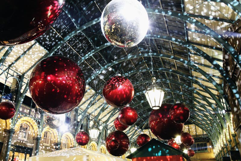 Christmas decorations in Covent Garden