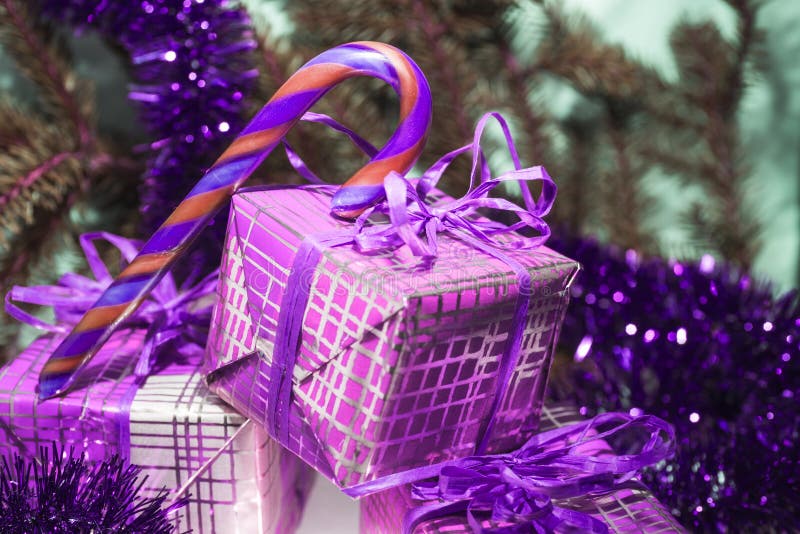 Christmas Decorations. Round Electric Christmas Lights with Some Decor