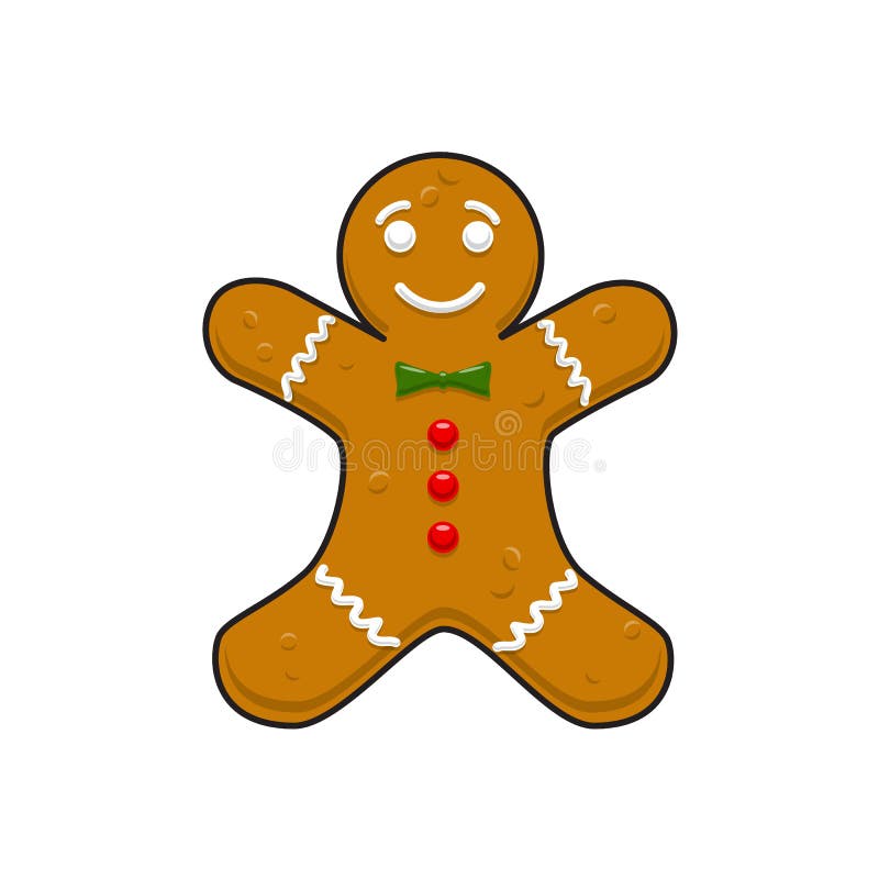 Christmas decorative gingerbread cookieman.