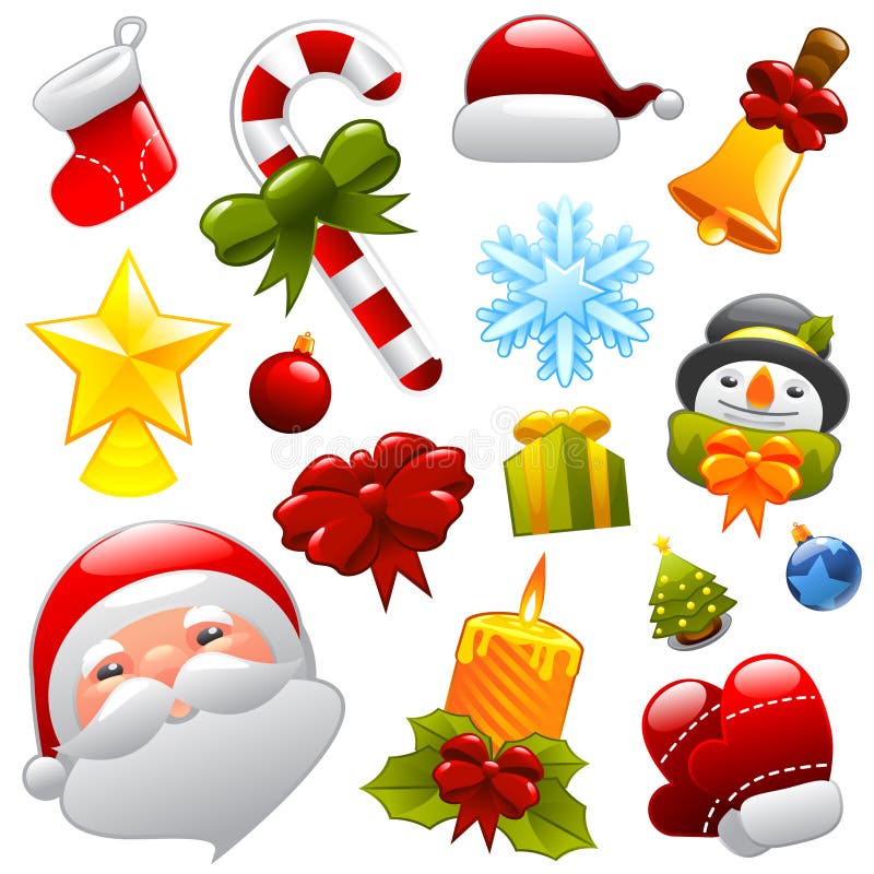 Christmas design elements