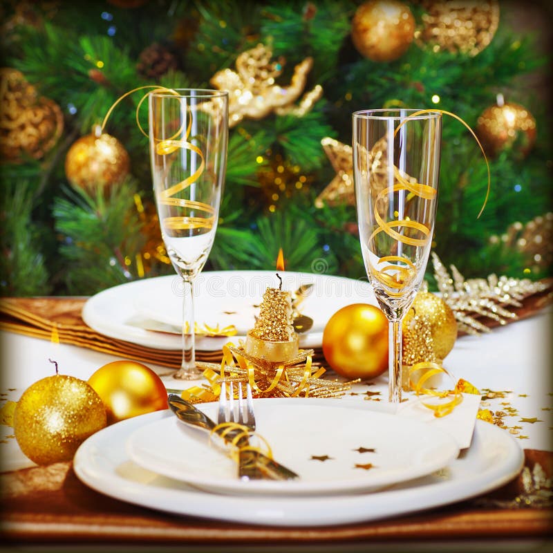 Christmas dinner border stock image. Image of decorate - 27849119