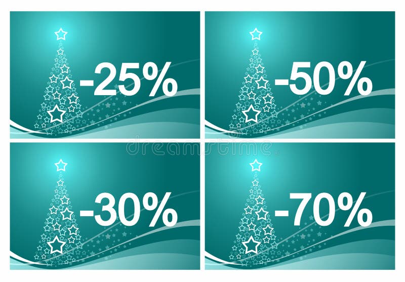 Christmas Discount Coupons with Barcode and Coffee on Wooden Desk Stock