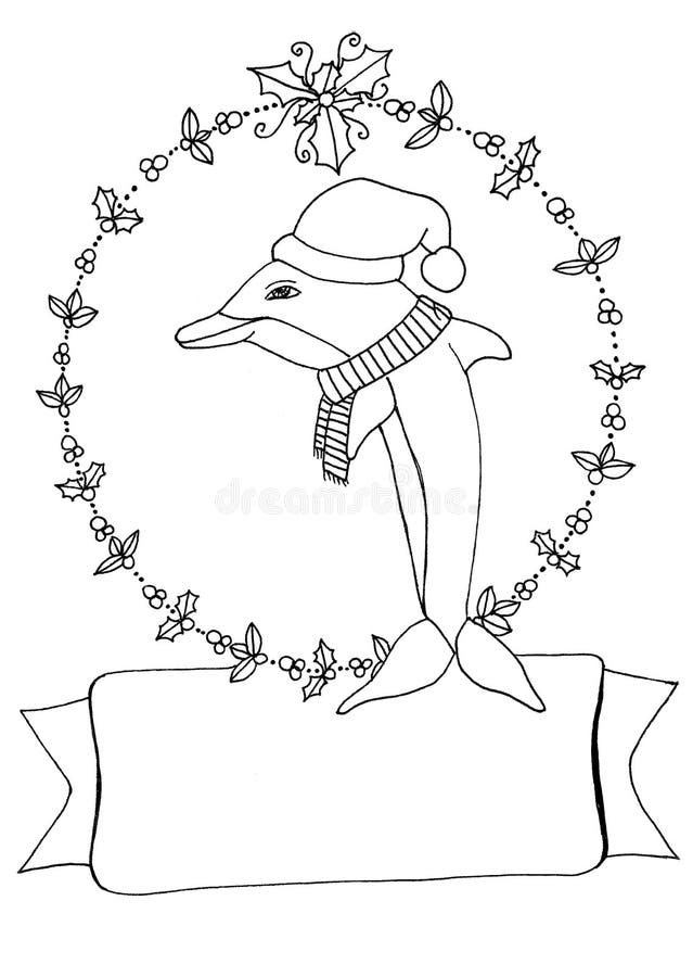 Coloring Dolphins Stock Illustrations – 259 Coloring Dolphins Stock ...