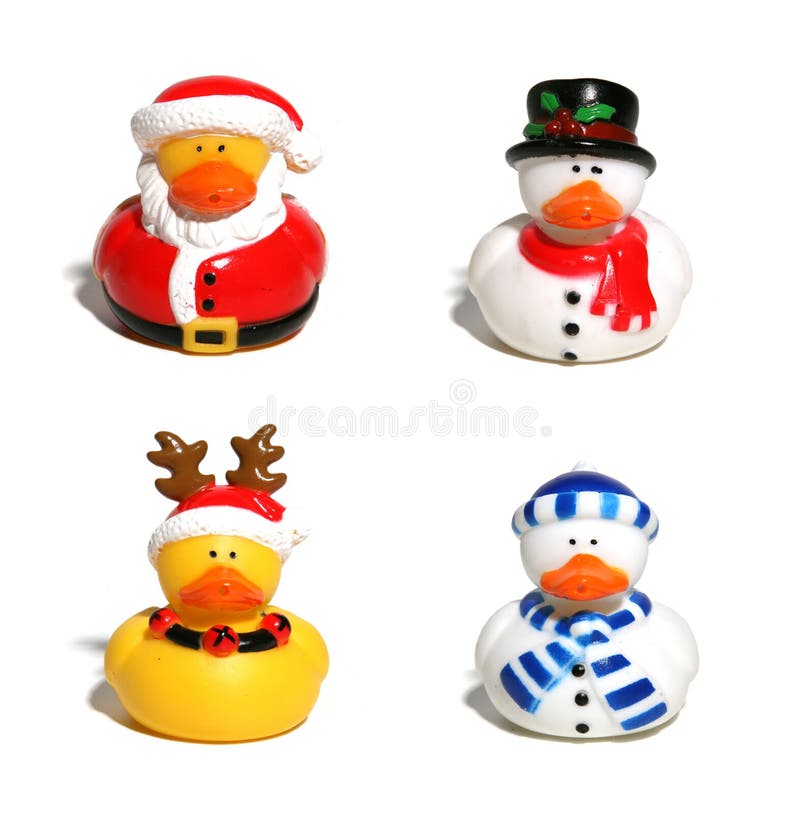 Christmas Ducks royalty free stock photos