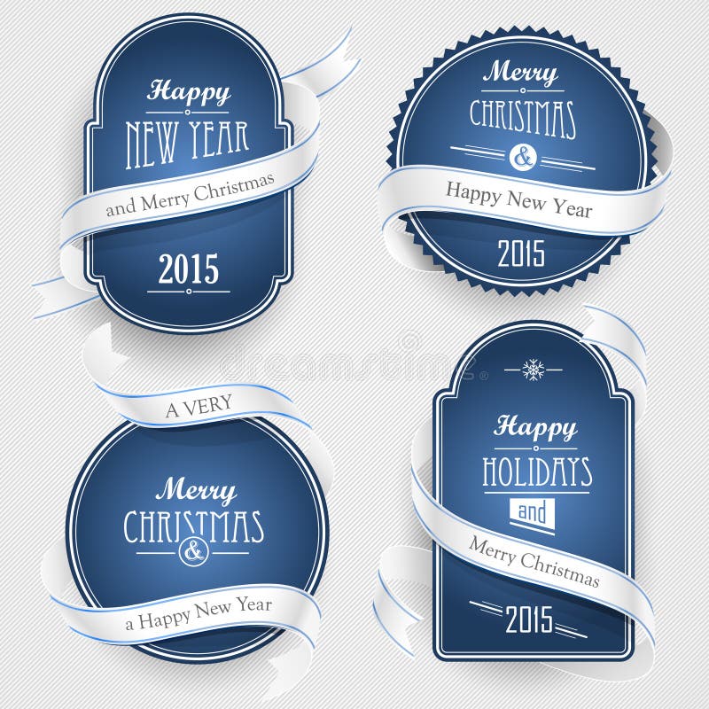 Chalk Badge Labels Stock Illustration - Download Image Now - 2015