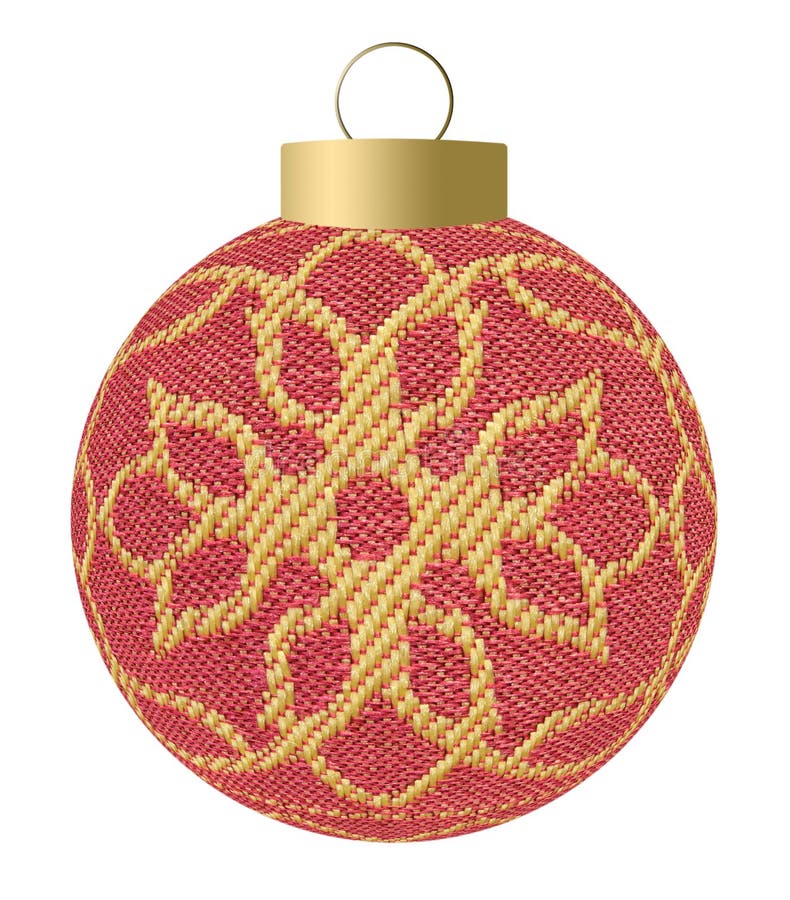 Christmas fabric ball