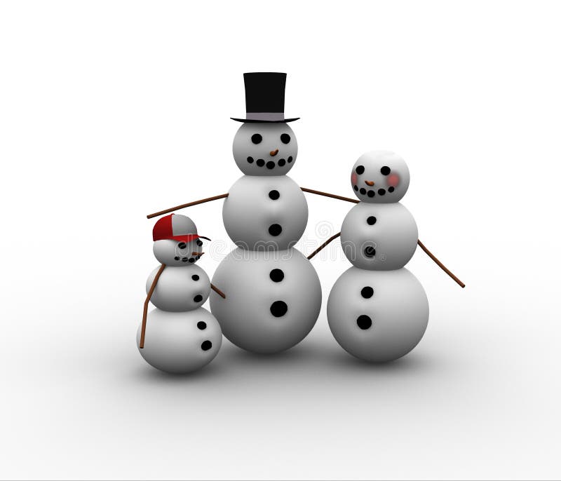 Christmas family vector illustration Christmas family vector illustration