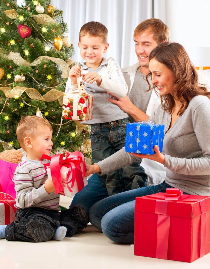 Christmas Family royalty free stock images Christmas Family royalty free stock images