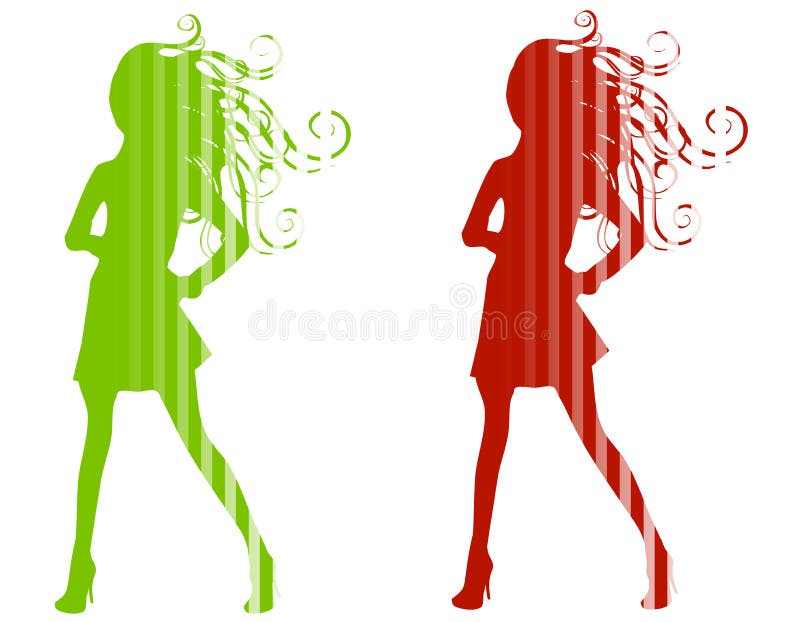 Christmas Fashion Silhouettes