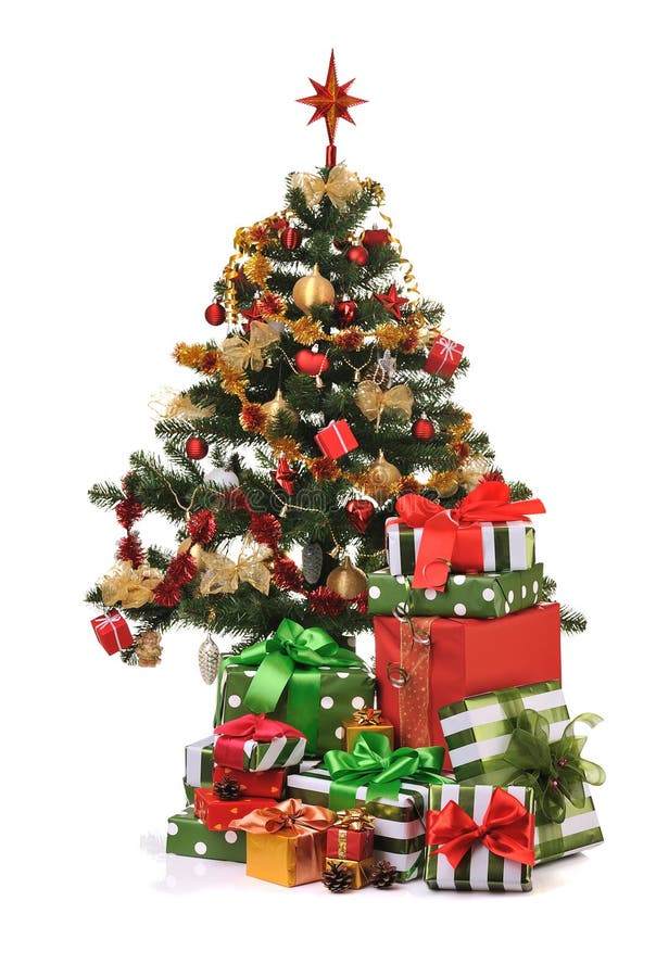 Stacked christmas gifts stock photo. Image of wrapping - 10895686