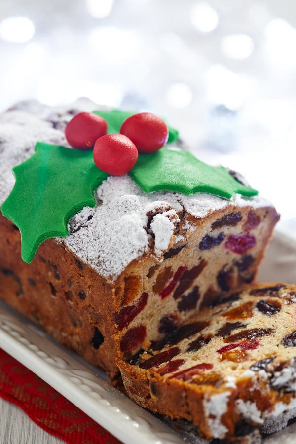 Christmas fruit cake stock photo. Image of berries, celebrate 33868280