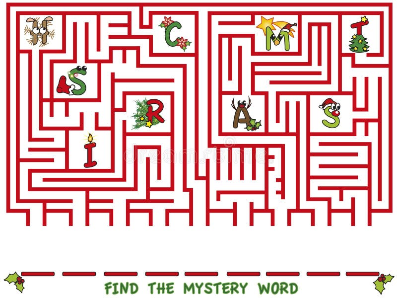 Christmas game vector illustration Christmas game vector illustration