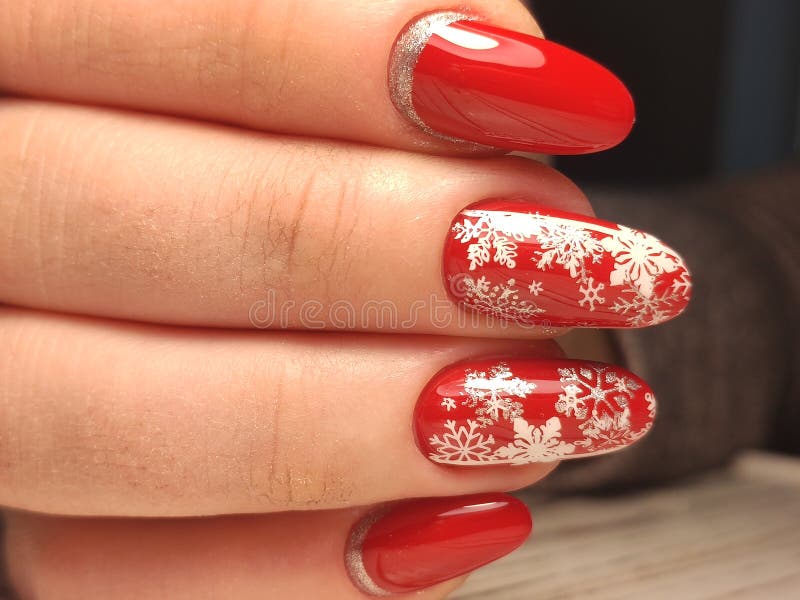 Buy Christmas Xmas Nail Art Snowman Christmas Tree Snowflakes Nail Water  Decals Transfers Wraps Online in India - Etsy