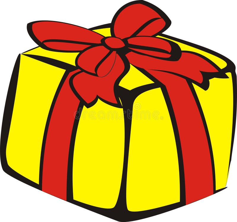 Christmas gift stock vector. Illustration of december - 1531840