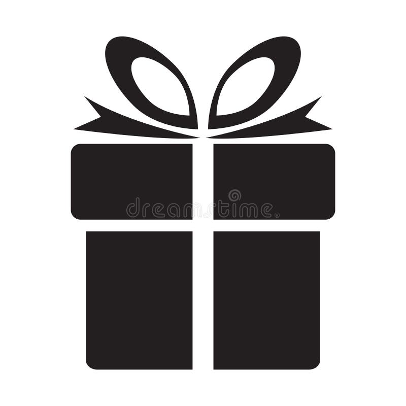 Black Ribbon Bow Icon. Holiday Gift Symb Graphic by onyxproj