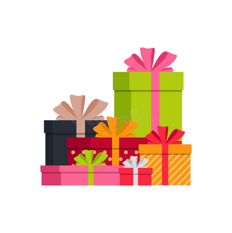 Christmas Present Gift Box Asset Vector Graphic by wiwasatastudio ·  Creative Fabrica