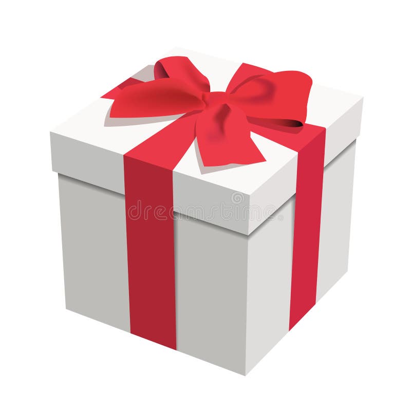 Christmas Gift Box Vector Isolated Stock Vector Illustration of