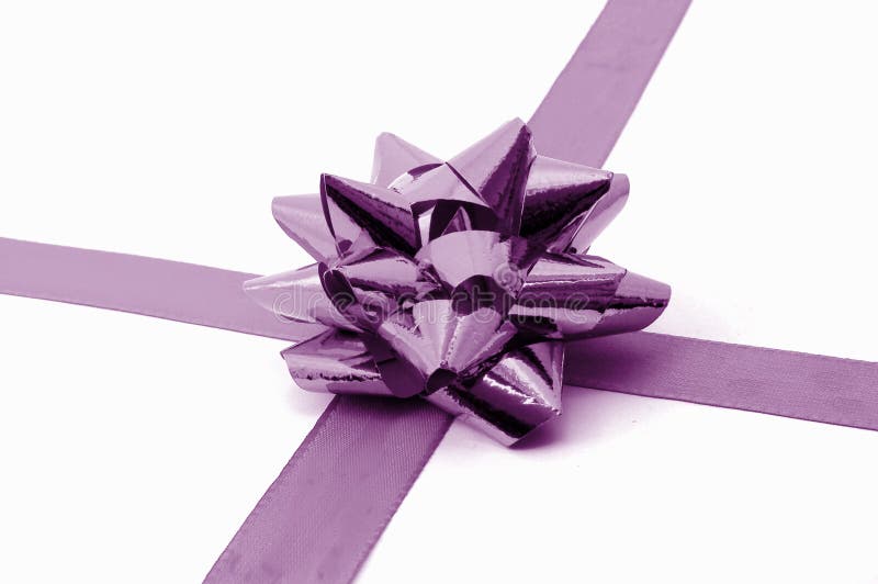 Christmas Gift with ribbon stock image. Image of celebrating 6936811